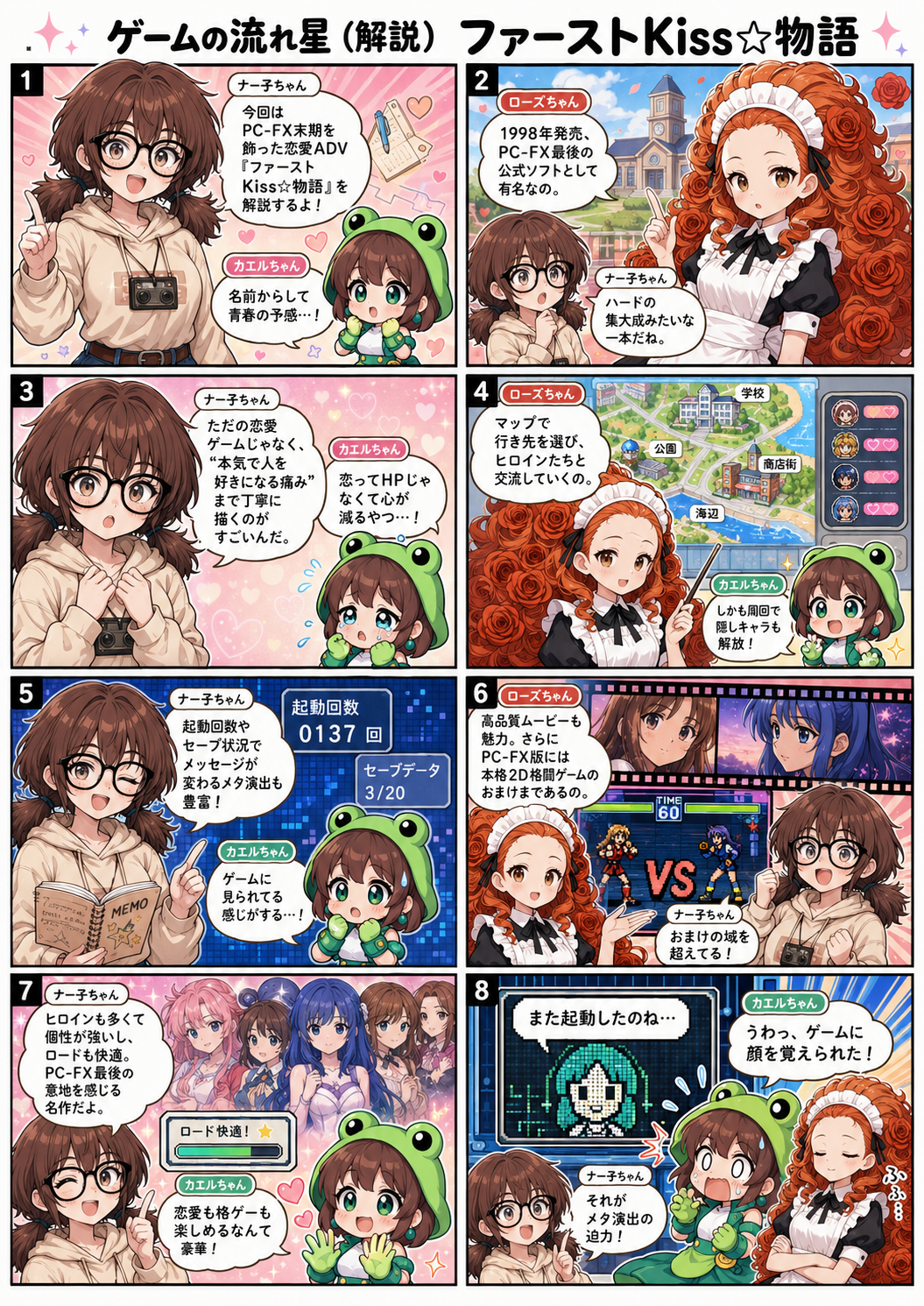 ai漫画:３０年ゲームを遊んでいるかっちゃんが語るPC-FX最後の名作