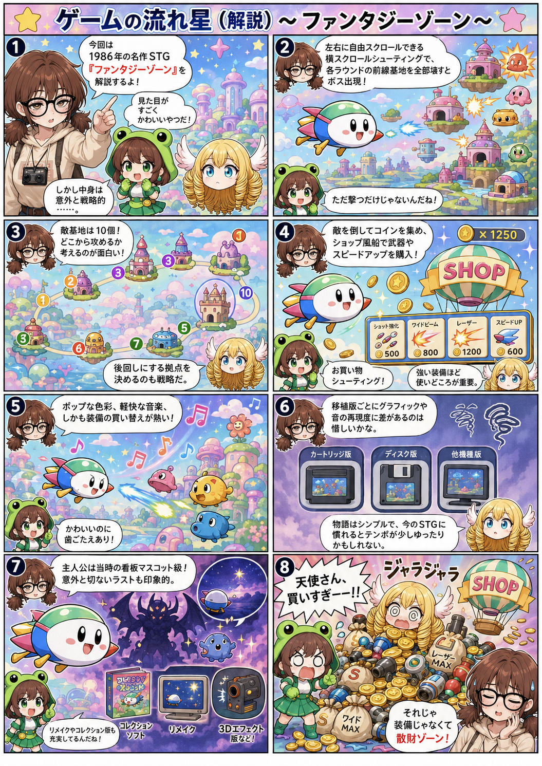 ai漫画:塊魂はシンプルなのに止まらない中毒性があって、転がすたびに世界がどんどん大きくなる爽快感が唯一無二。音楽もシュールな世界観も含めて全部が個性的で、久々の新作にも期待が高まる傑作シリーズだ。